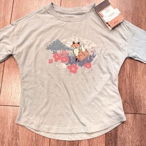 The north face girl long tee